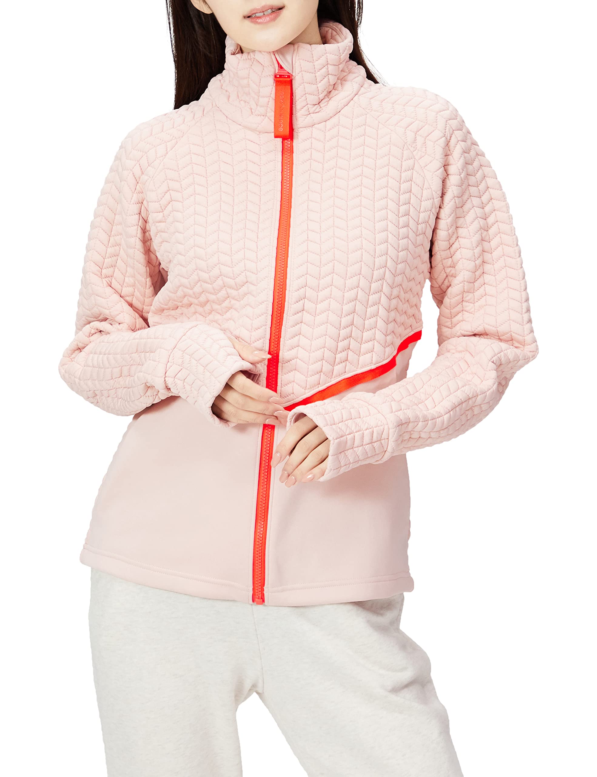 

Transform NB HEATLOFT Athletic Jacket WJ13118 OPK L [New Balance] Women s (Oyster Pink)