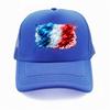 France Flag Trucker Cap Unisex Adjustable Mesh Breathable Patriotic French Trucker Caps Snapback Hats