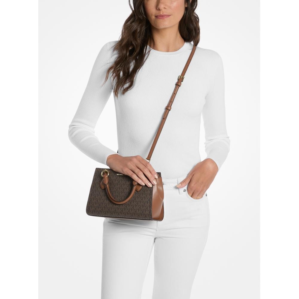 Michael Kors Marilyn Crossbody Small Mk Signature 35f5g6am1b200 Brown