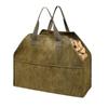 Logg Oppbevaring Holder Bærer Lerret vedveske Slitesterk Fire Wood Tote Outdoor Portable Organizer