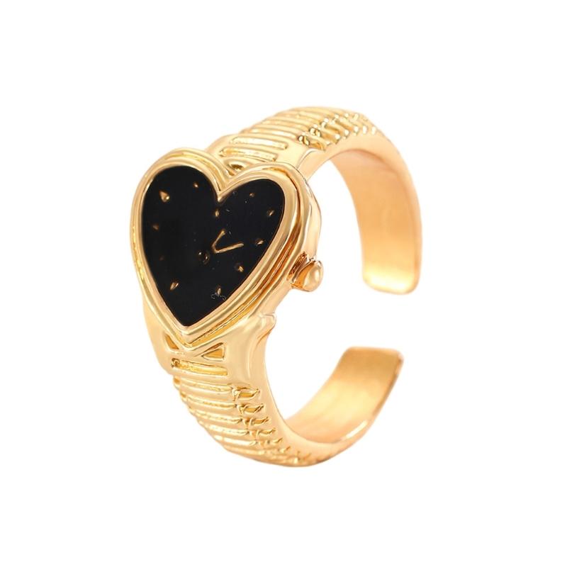 

Elegant Finger Rings Party Accessories Heart Shape Weddings Rings Alloy Texture Suitable for Fashion Casual Looks