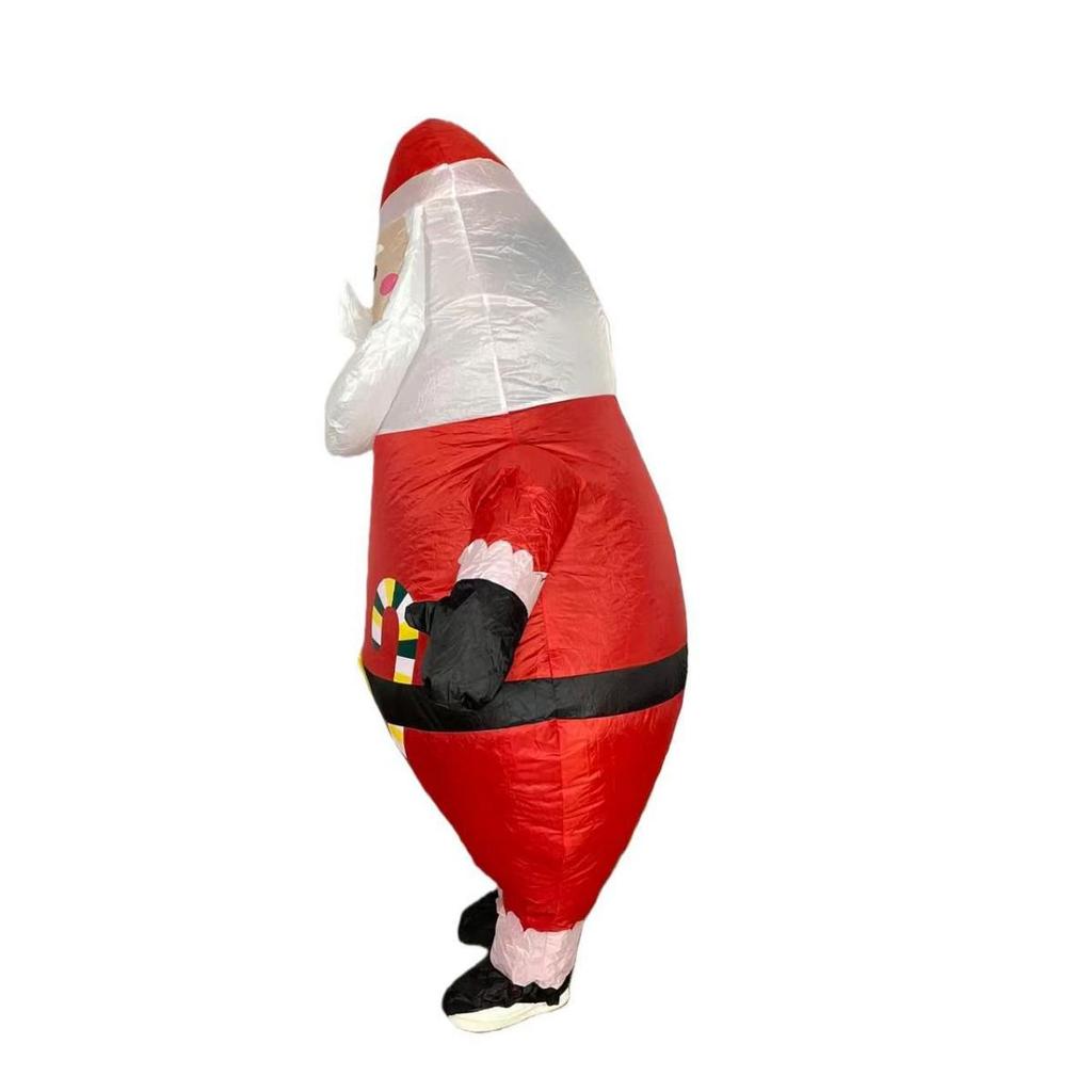 Cross-border Christmas Santa Inflatable Costume – Holiday Party Mascot Outfit