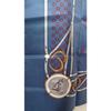 Used GUCCI MADE IN ITALY Large Scarf Shawl with Equestrian Motif