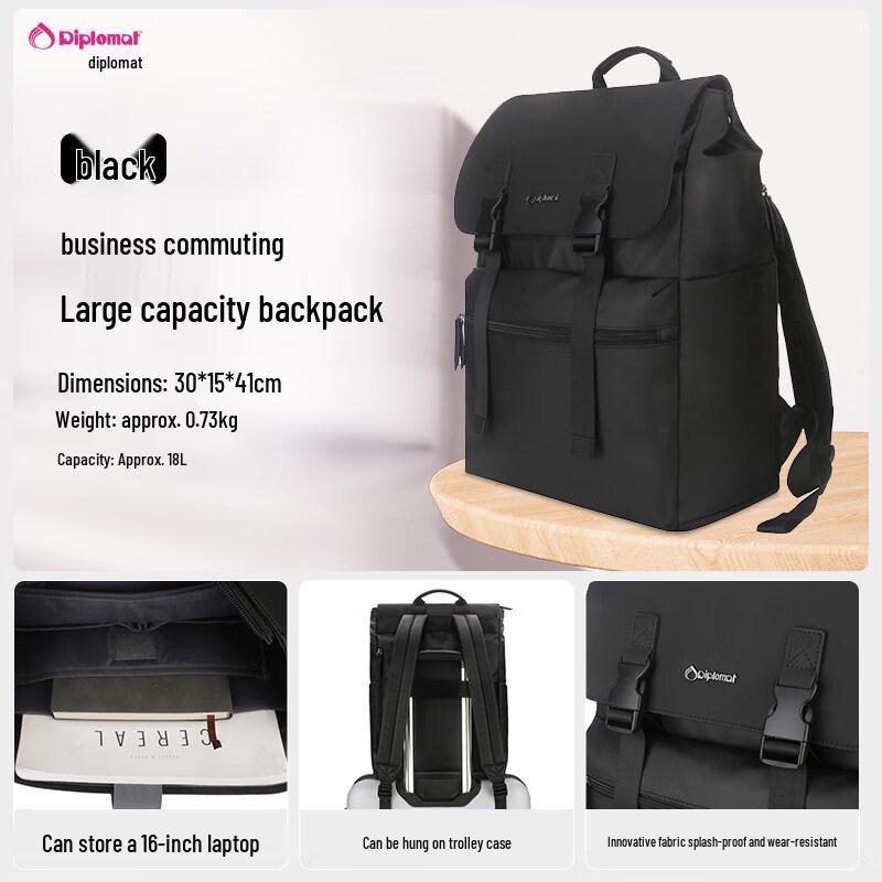 Diplomat DB-2713L Fashion Casual Business Laptop Backpack