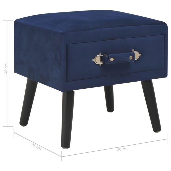 VidaXL Table de Chevet Table de Nuit Commode Table d’Appoint Bout de Canapé Table Basse Chambre à Coucher Salon Salle de 247540