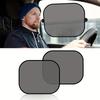 1Pair Car Sunshade Covers Universal Anti-Uv Windscreen Folding Visor Auto Side Window Sun Shade Protector Car Accessories