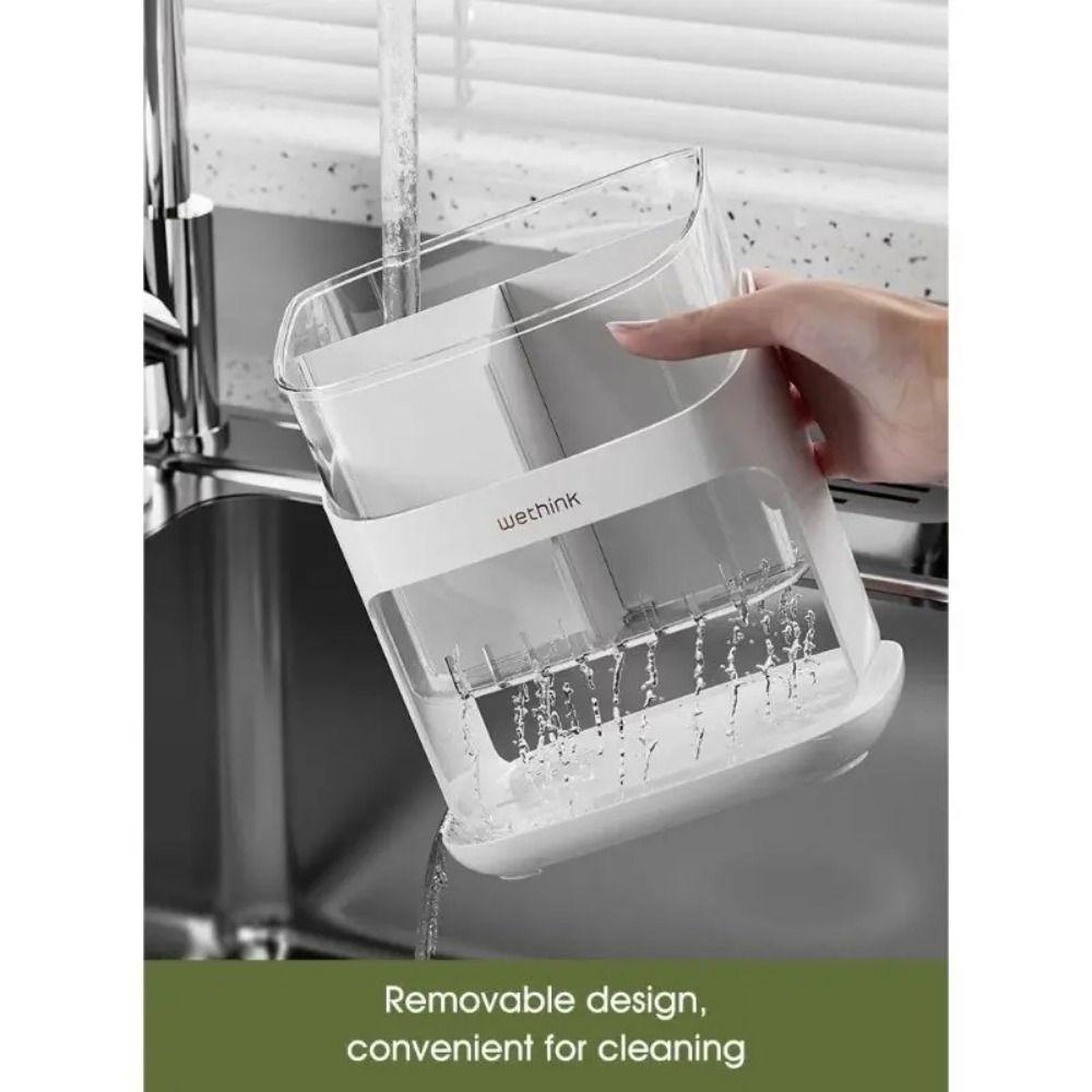 Suport din plastic pentru ustensile Bucătărie Coș nou pentru bețișoare Găleată pentru bețișoare Depozitare veselă