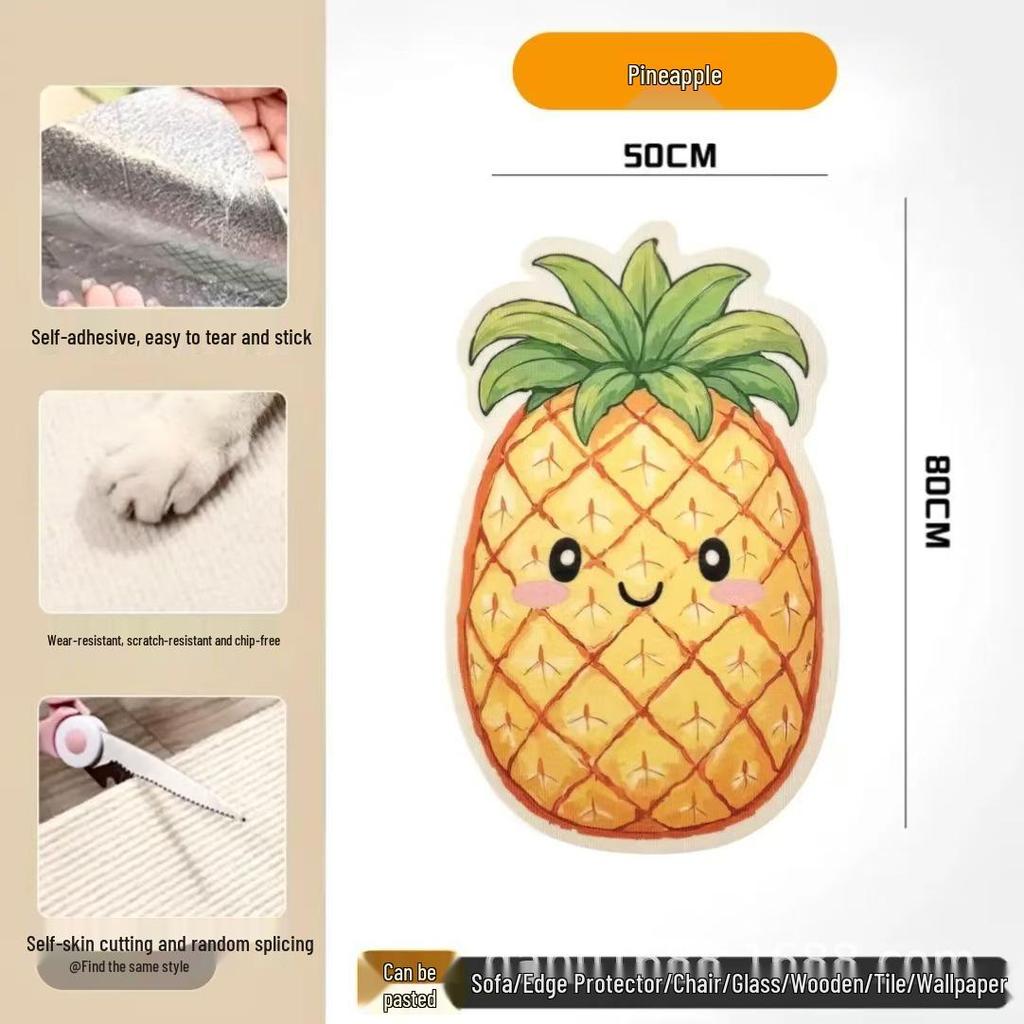 Cat Climbing & Scratching Pad: Durable, Non-Shedding Wall Sticker for Scratch-Proof Sofa & Wall Protection