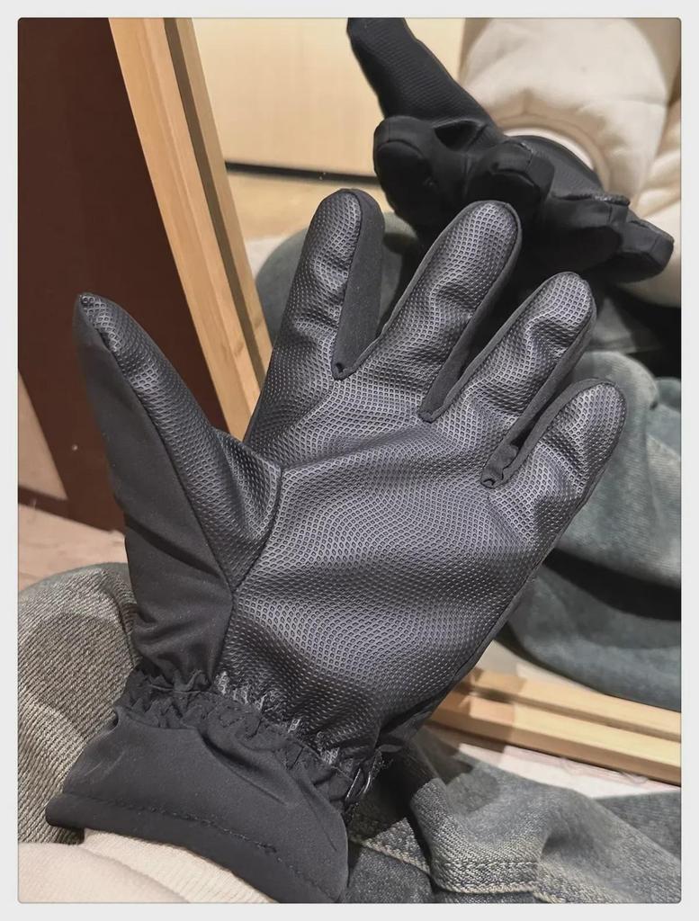 2024 Wasserdichte PU-Touchscreen-Handschuhe für Damen & Herren: Verdickt, Warm & Rutschfest