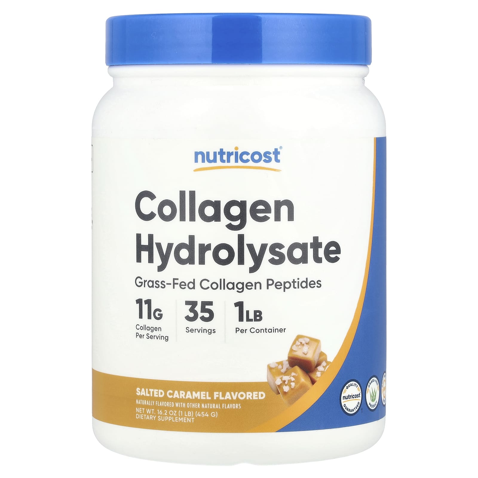 

Collagen Hydrolysate, Salted Caramel, 454G(16.2Oz)