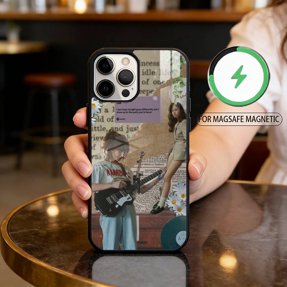 Singer C-Clairo Charm Phone Case For iPhone17,16,15,14,13,12,11 Plus,Pro Max Magnetic For Magsafe Wireless Charging
