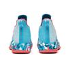 new Anta Rhomboid Shock Absorbers Slip Resistant, Abrasion Resistant, Breathable Mid Top Basketball Shoes Men's Chloro Blue