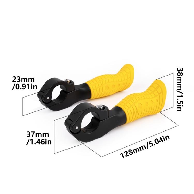 Fahrradlenkerendkappen mit Links-Rechts-Markierungen Mountainbike-Lenker Nylon-Innenlenkergriffe