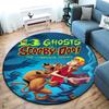 Halloween Supernatural Comedy Adventure Movie Scooby-Doo Round Carpet Soft Home Decoration Corridor Table and Chair Anti Slip Outdoor Floor Mat Rug 16