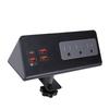 Desk Clamp Power Strip 15A 1875W 3 AC Outlets 3 USB A 1 PD20W USB C Ports Desktop Edges Mount Power Strip Surge