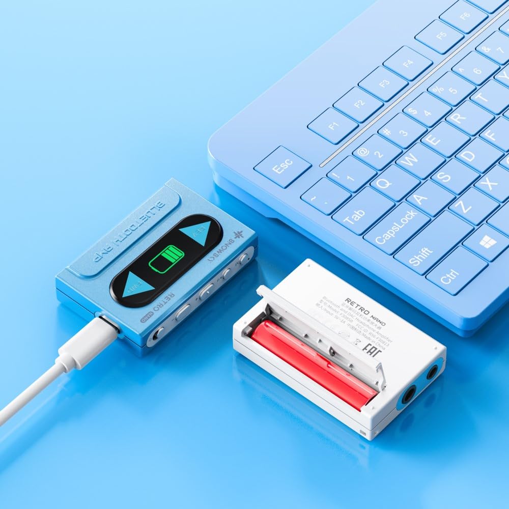 FIIO Snowsky RETRO NANO Blue from an Authorized Japanese Includes Serial Portable Bluetooth Amplifier FIO-SSRETRONANO-L [Ships Retailer, Number]
