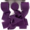 Nastro di Chiffon con Bordo Strappato per Biglietti con Fiori Freschi e Decorazioni per Regali di Matrimonio