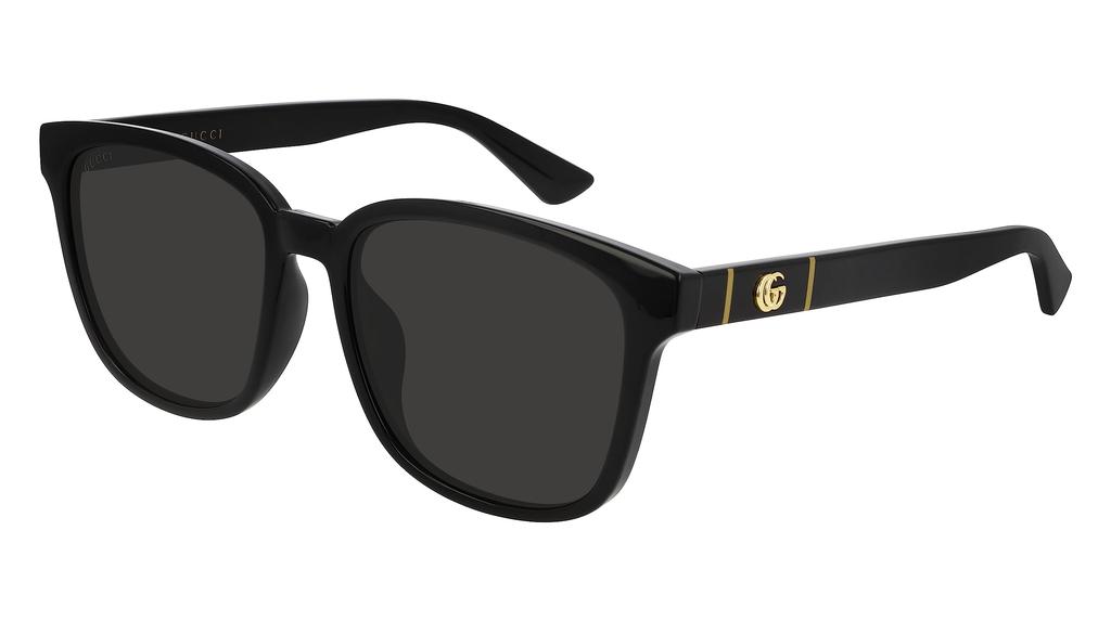 Gucci Sluneční brýle Asian Fit GG0637SK 001 Pánské Černé/Šedé