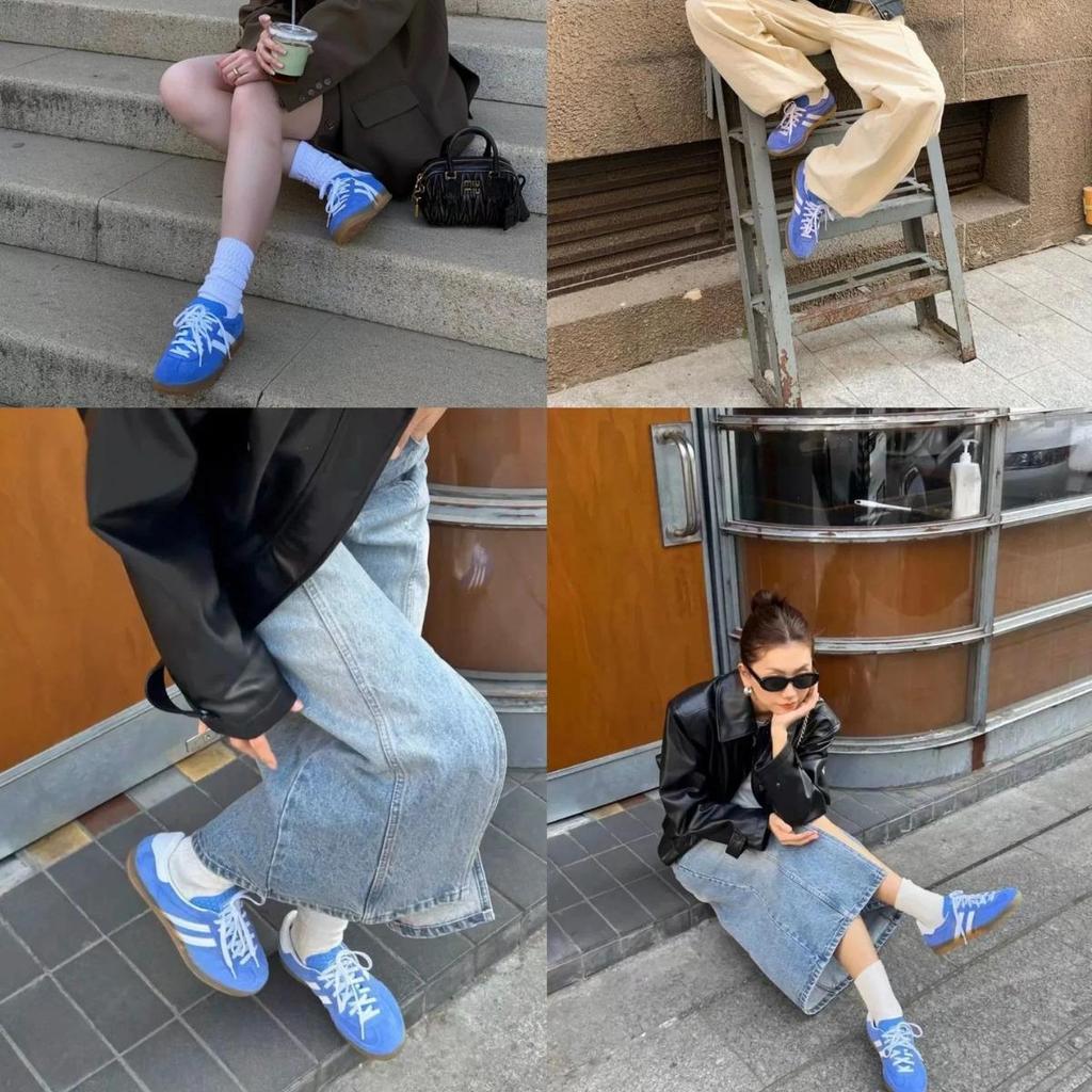 Retro Rote Schnür-Damen-Leder-Skate-Sneaker