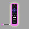 Roku TV Remote Control Luminous Anti-Slip Cover - Dirt-Resistant & Anti-Fall Sleeve