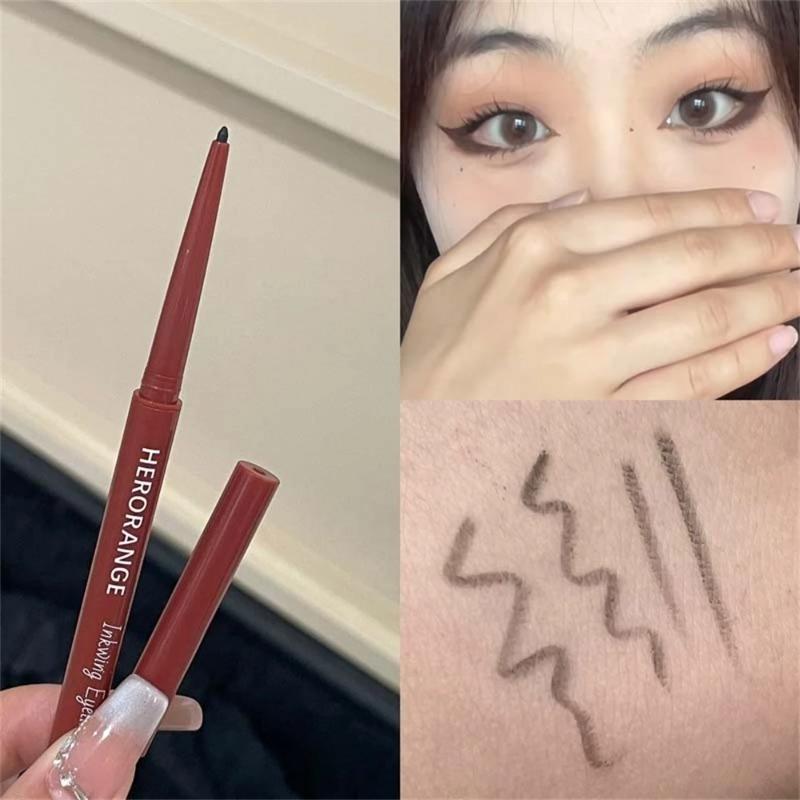 12 Colors Eyeliner Pencil Smooth Wine Red Soft High Pigment Eye Liner Pen Waterproof Matte Aegyosal Lying Silkworm Eyes Makeup