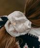 Siyazu Siac3097 Cloud Velvet Scrunchie_Silver Gray