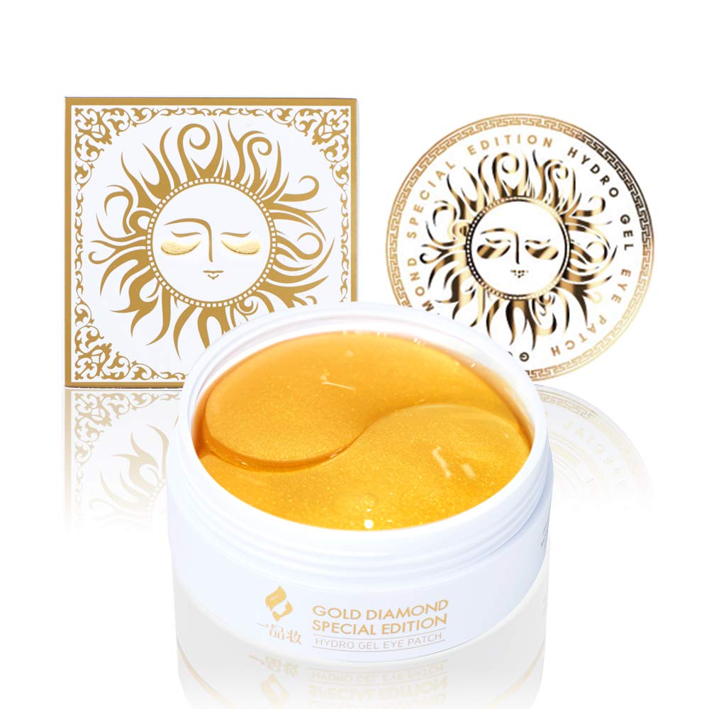 Gold Diamond Eye Patch Hydrogel Eye Pack Pieces Care Eye Mask Eye Cream (60 total)/Eye Patch/Eye Pack/Eye