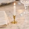 Metal Candlestick Holder for Tealight or Pillar Candles European Simple Candle Candlelight Ambiance
