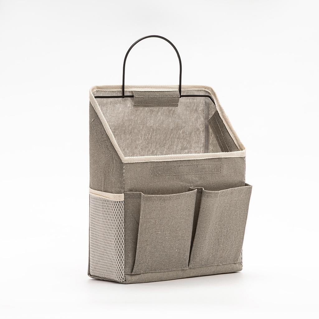 Stoff-Hänge-Aufbewahrungstasche, Wand-/Tür-Organizer für Wohnheim & Badezimmer