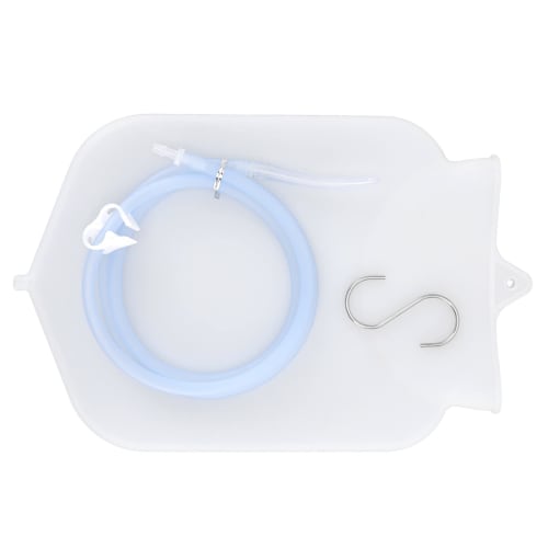 Colon Cleanse Enema Bag Kit, Clear, Portable, Healthy, Coffee, Milk, Cleaning, Healthcare, Silicone Enema Douche (4L)