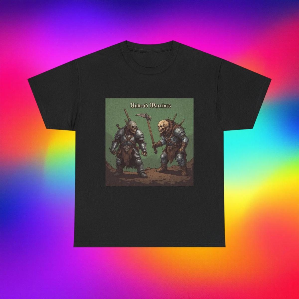 Undead Warriors Tee | Skeleton Orc Battle Fantasy Shirt S