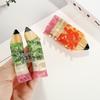 Hair Clip Pencil Shape Acetic Acid Back Head Hair Claw Anti-slip Teeth Lightweight Colorfast Large Shark Hair