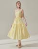 VIKINI VENDER Meyer Back Ribbon Long Dress