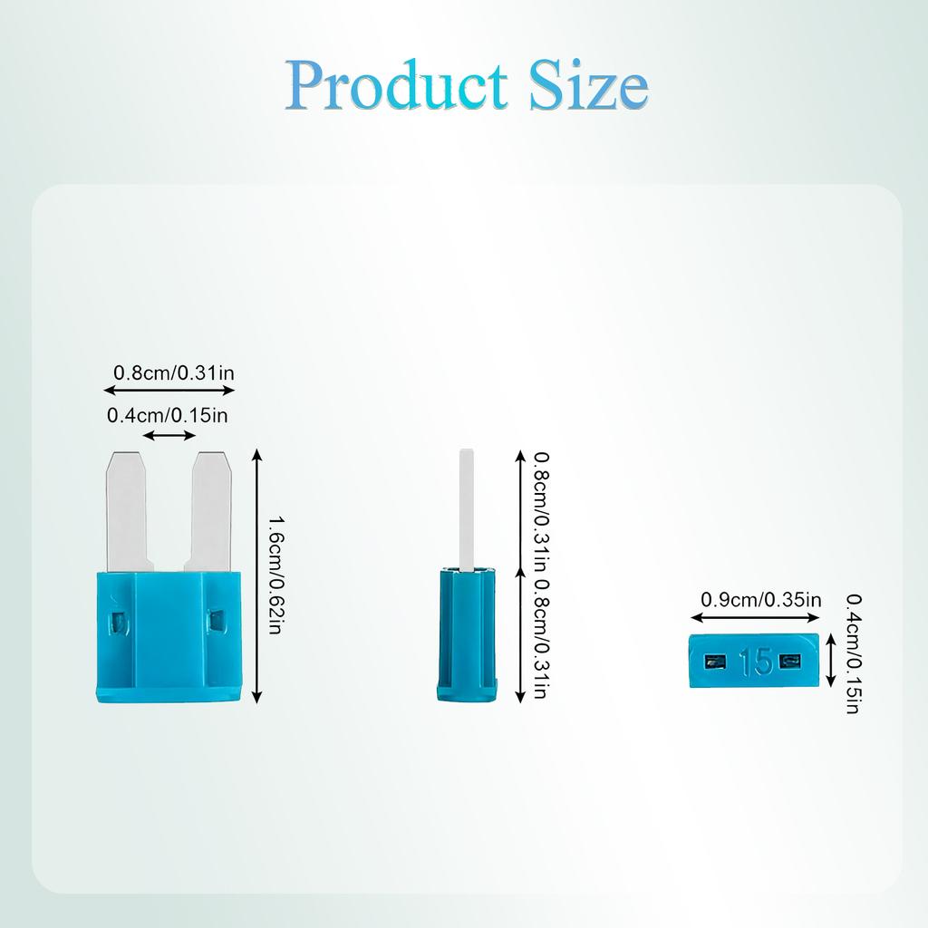 100Pcs Micro2 Blade Fuses Assortment Kit (5A 7.5A 10A 15A 20A 25A 30A)– ATR/APT Type 32V Automotive Car Fuse for Truck SUV Boat Fuses4