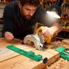 Circular Saw Cutting Guide Portable Adjustable Tool Cutting Guide for Circular Saw for Measuring Machine Sawhorse Work Frame