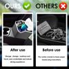 Car Armrest Storage Organizer Auto Armrest Tissue Holder with 2 Folding Cup Holder Car Interior Storage Box for Car Accessory