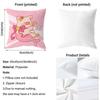 Cartoon Pig Pink L-Lulu Cushion Cover Comfortable Reversible Pillow Cover Ideal for Car Sofa Bedroom & Beyond