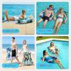 Inflatable Ring, Water Hammock, Pool Float Chair, Three-Tube Inflatable Ring, Adult Size, 120kg Weight Capacity, Water Play, Heat Relief, Unisex