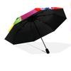 Happy Rabbit  Pattern, Automatic Folding Umbrella, Portable and Foldable Design, 8 Ribs, a Christmas or Birthday Gift.