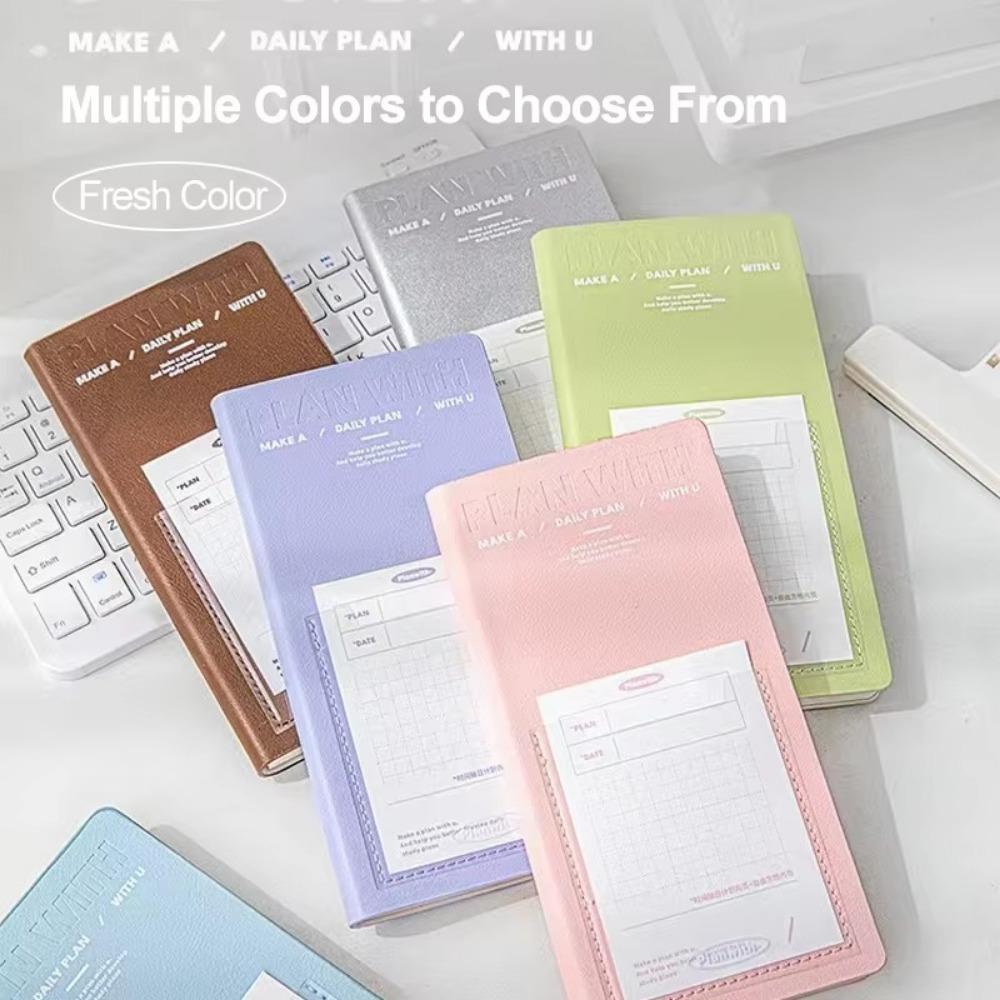 

Portable Self Discipline Cardboard Management Task List Notebook Diary Student Office Use рожевий