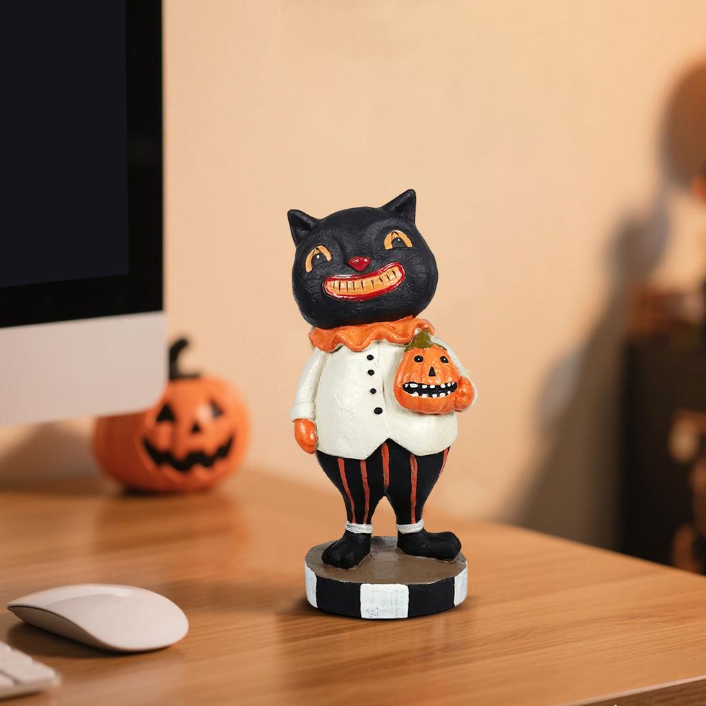 Halloween Kürbis Halten Dekorationsfigur für Dekoration