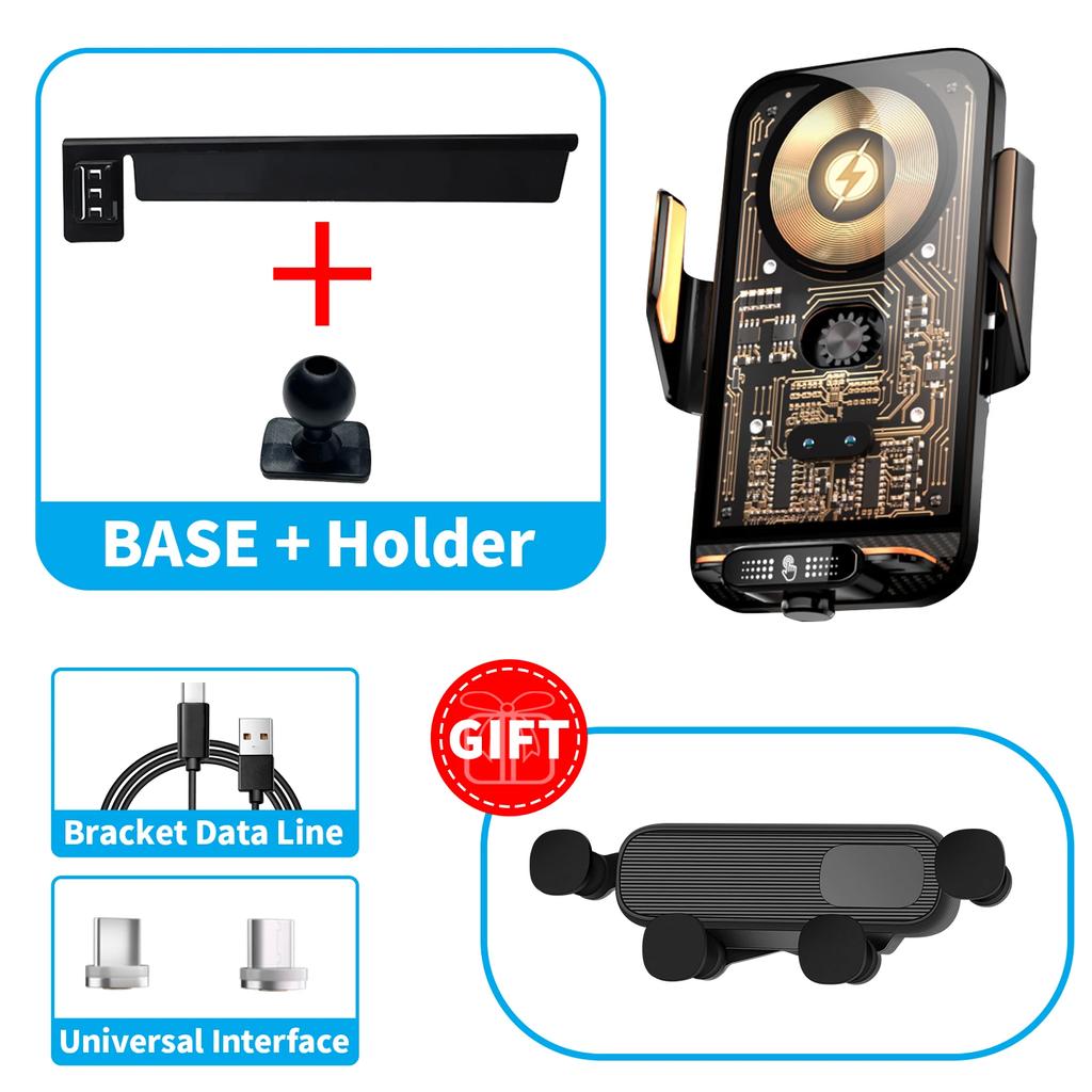 for BMW X7 2024 2025 G07 Car Phone Holder Screen Fixed Navigation Bracket Base Wireless Charging