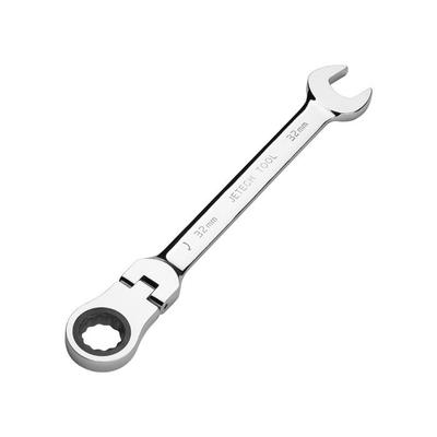 Clé À Cliquet Flexible - JETECH - 32 Mm - Acier Au Chrome-vanadium - 72 Dents - Flexible À 180°