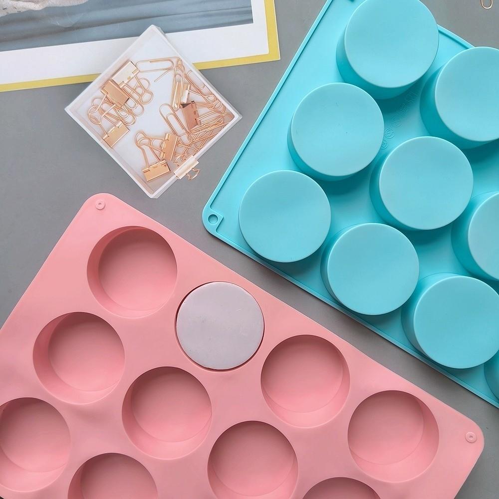 Round Shape Cake Puck Mold Silicone Chocolate Maker New DIY Cake Core Tool Party Use