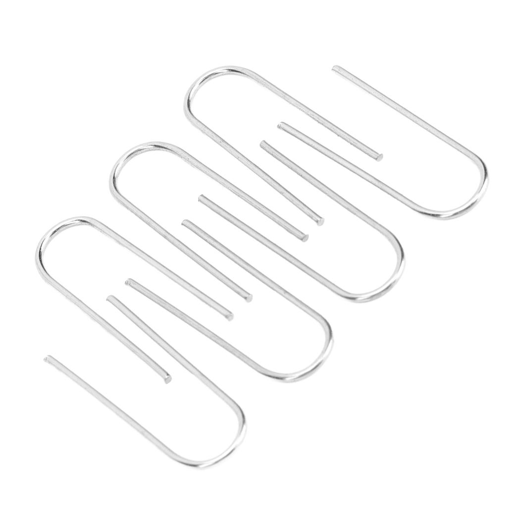 100PCS High Temperature Nichrome Jump Ring Mini U Hanger Hooks for Ceramic Ornament Jewelry