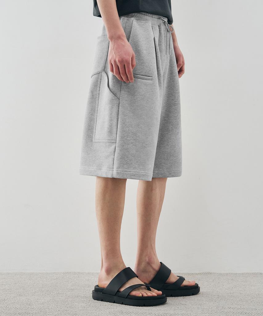 Drawfit [Draw Fit X Daily Room] Robust Bermuda Sweatpants [M.Grey]