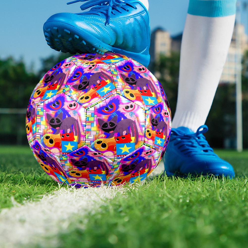 Poppy Playtime Theme Size 5 Soccer Ball, Suitable for Both Indoor and Outdoor Matches, a Gift Suitable for Everyone.