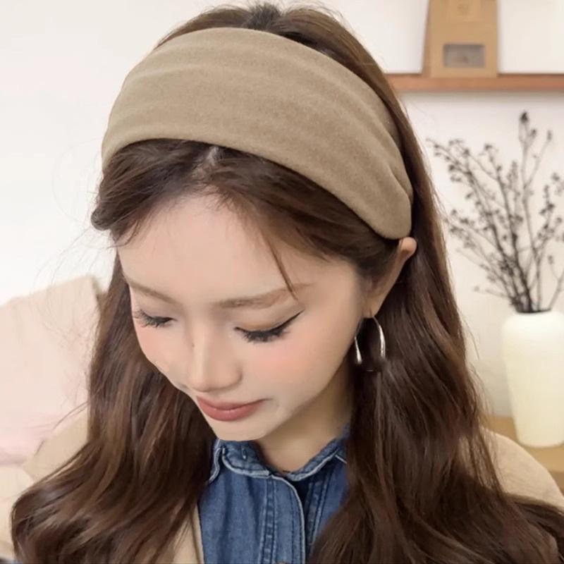 

Повязка на голову женская плиссированная высокая макушка высококлассная универсальная для выхода в свет для умывания повязка для волос пучок волос