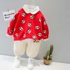 Autumn Children's Cartoon Print Long-Sleeve Two-Piece Set - Little Bajun