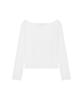 Deuleongkeutegseuteu [Woman] Hotfix Off Shoulder Long Sleeve White